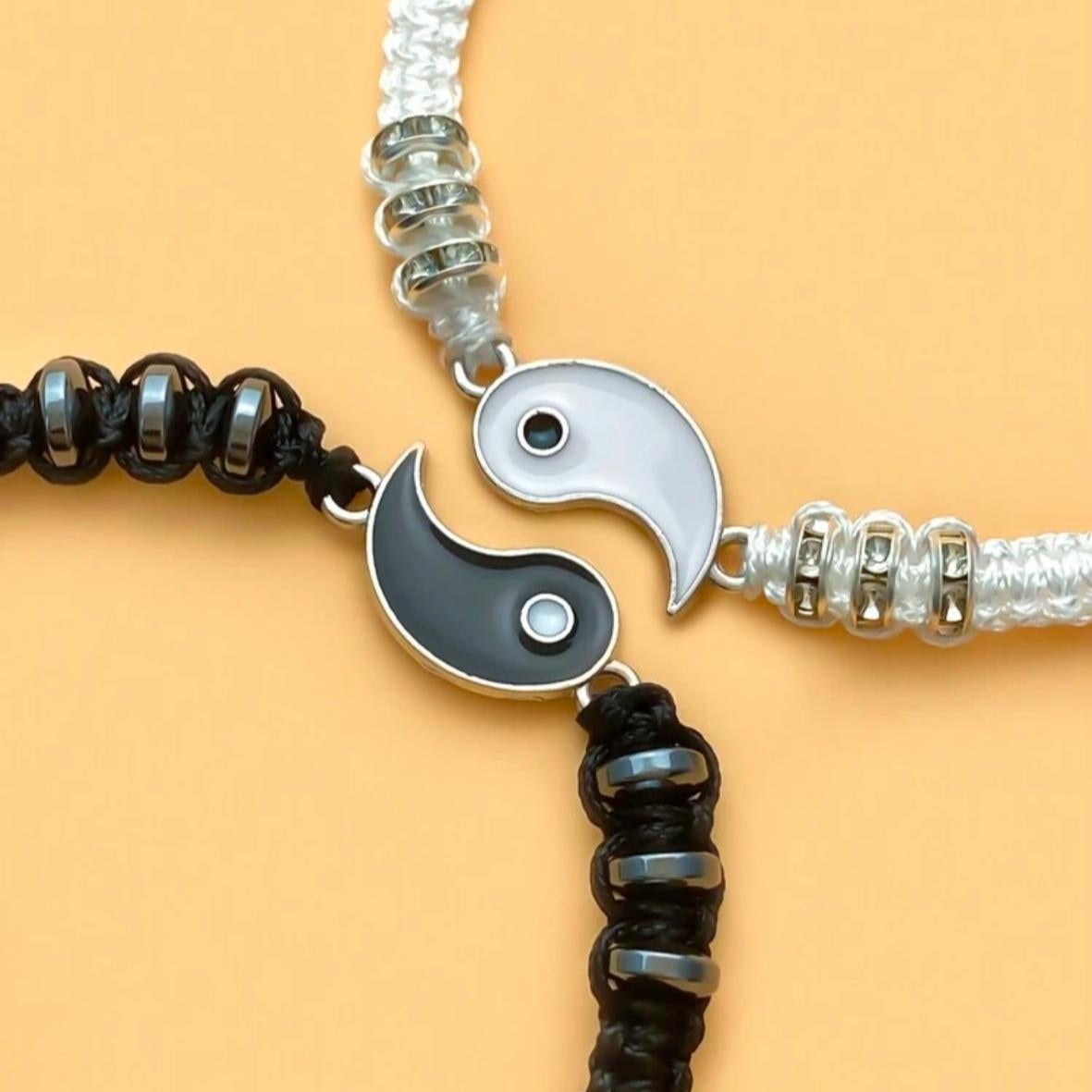 Pulseras de Pareja Yin Yang (Precio por 2 Pulseras)