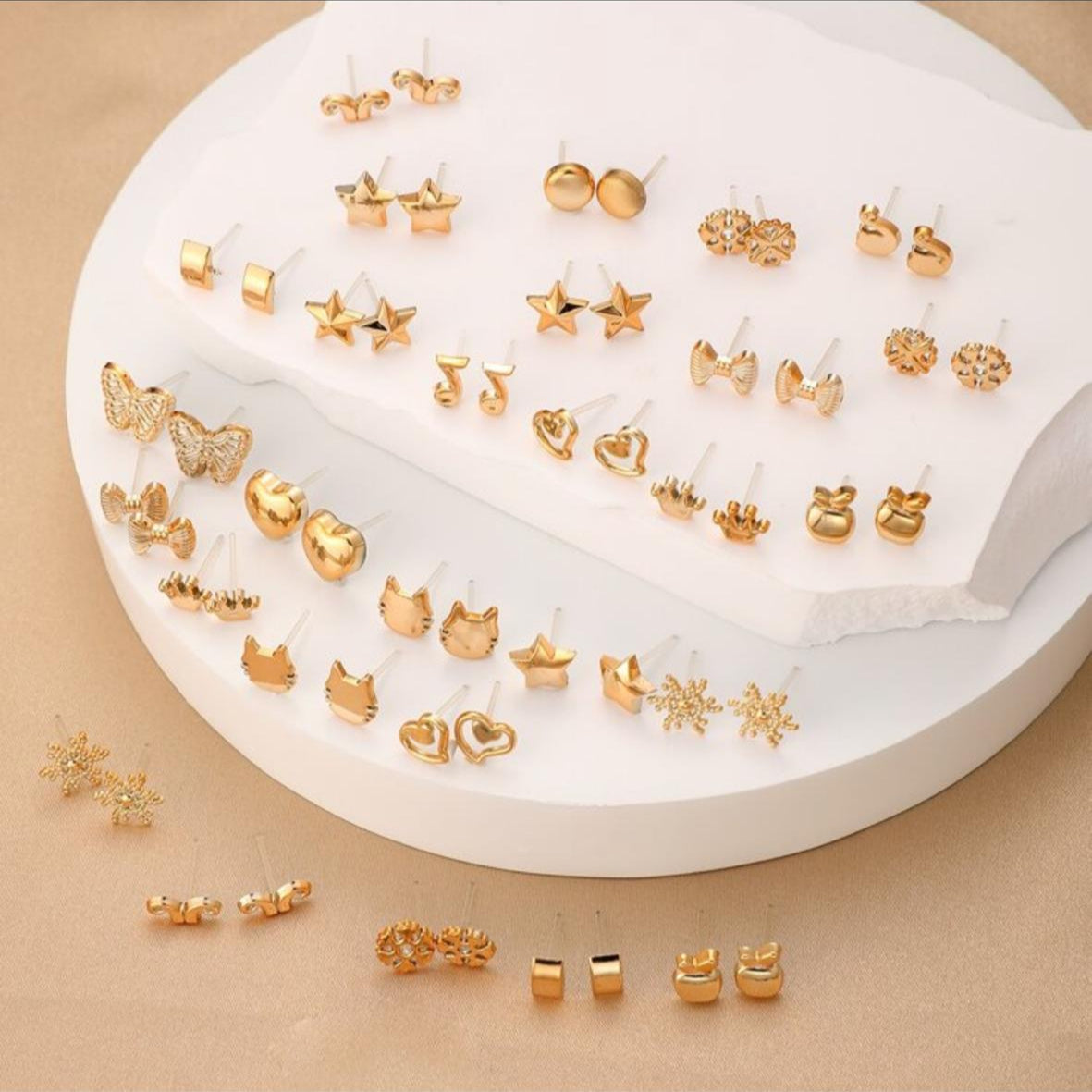 Zarcillos Hipoalergénicos Varios Modelos (Precio Por Un Par)