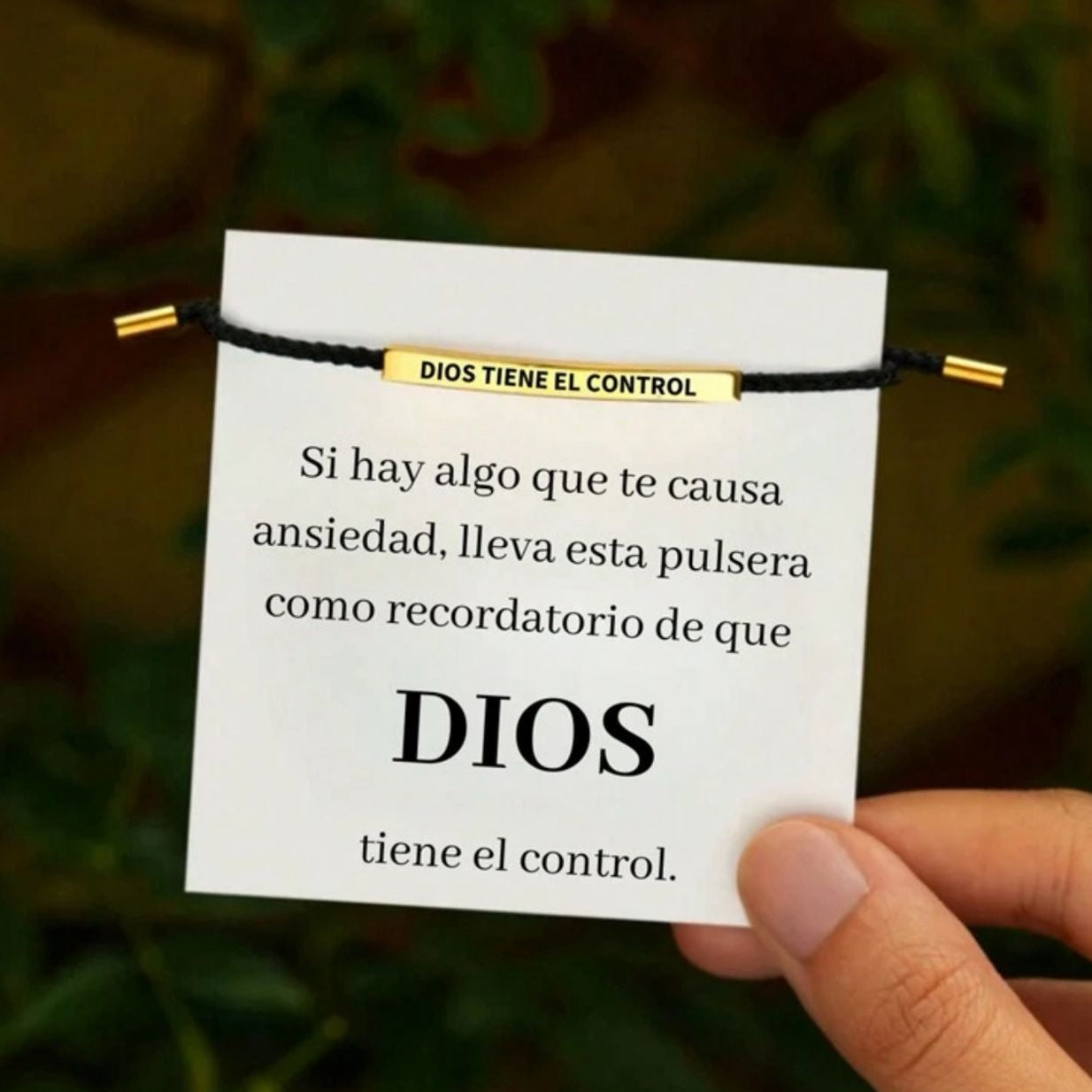 Pulsera "Dios Tiene El Control"