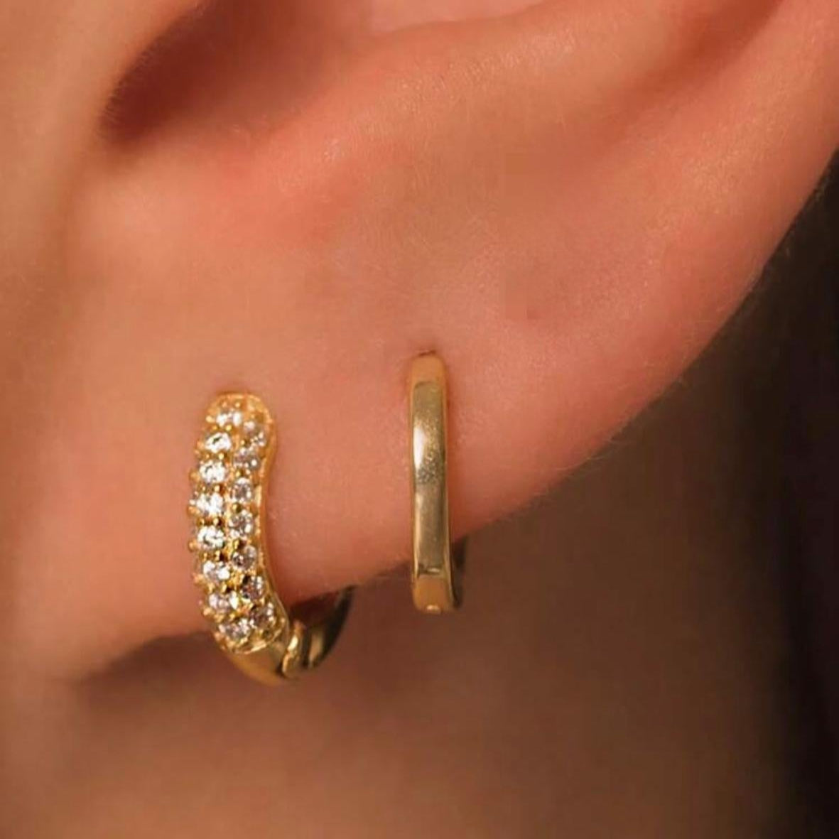 Zarcillos Aretes Variados Lisos y con Zirconitas con Corazones, Flores o Estrellas (Precio Por Un Par)