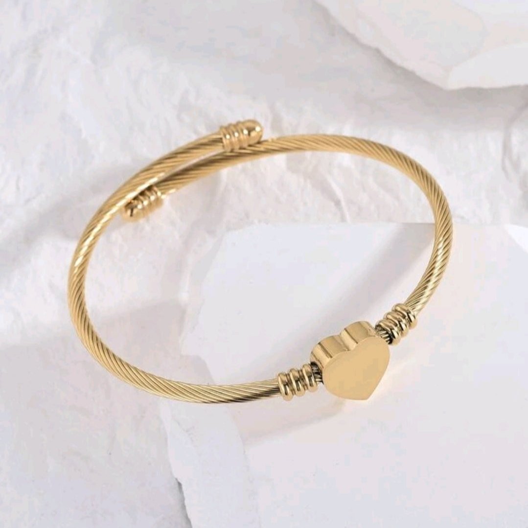 Pulsera Brazalete De Corazón