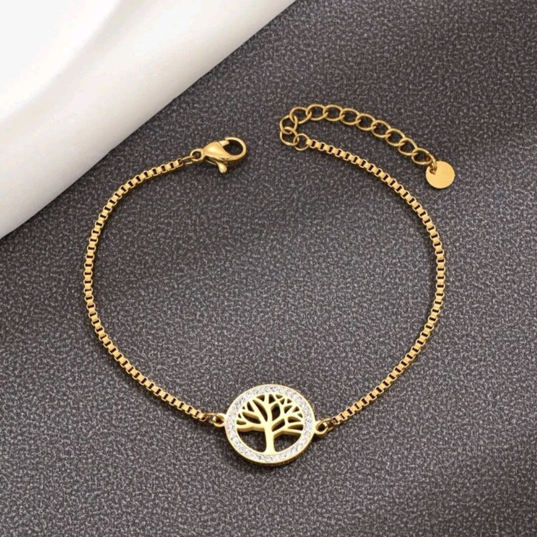 Pulsera Del Árbol De La Vida De 1 Tira