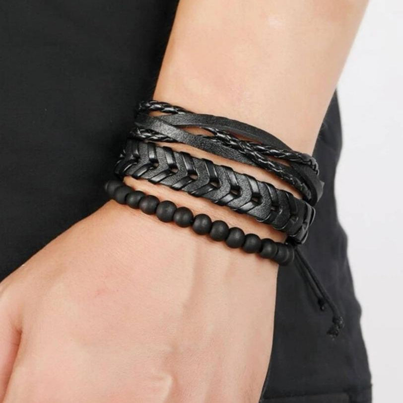 Pulseras Variadas de Semicuero para Caballero Precio C/U