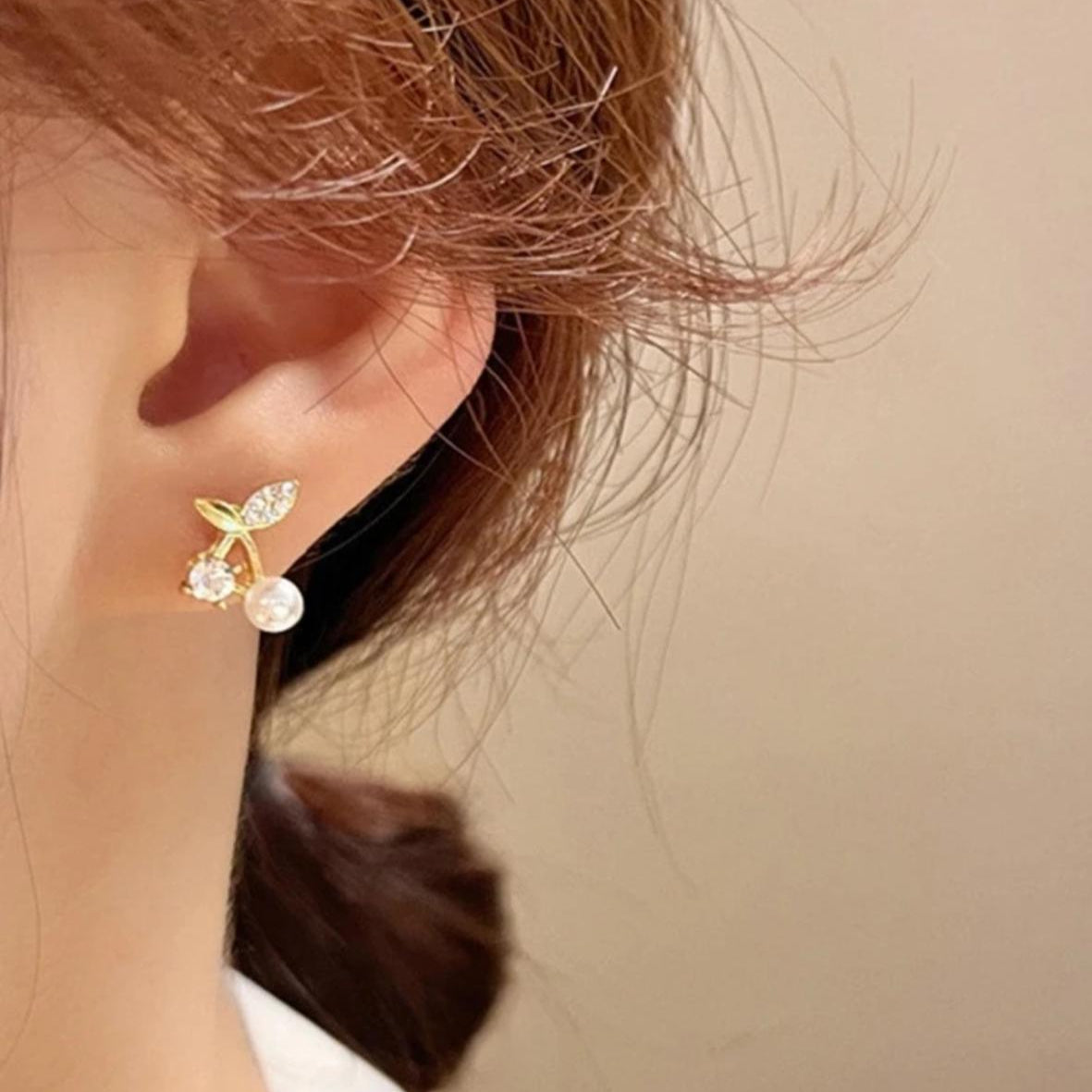 Zarcillos de Cerezas Pequeñas