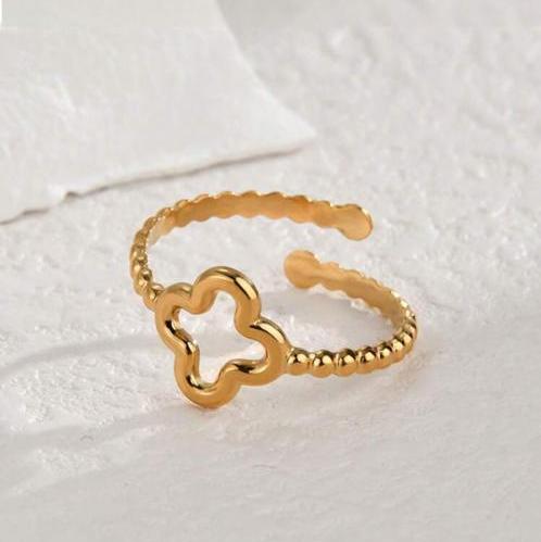 Anillo Trébol de la Suerte