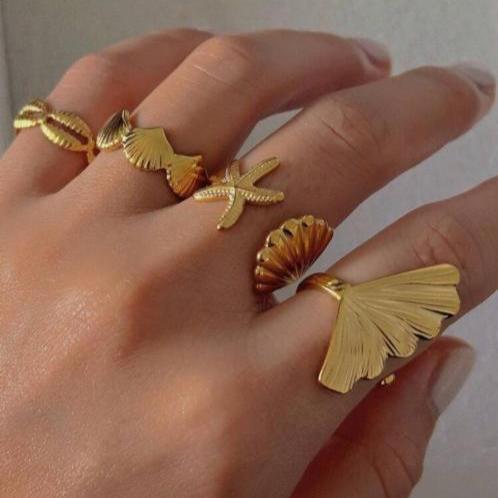 Anillos Playeros en Set de 4 Unidades