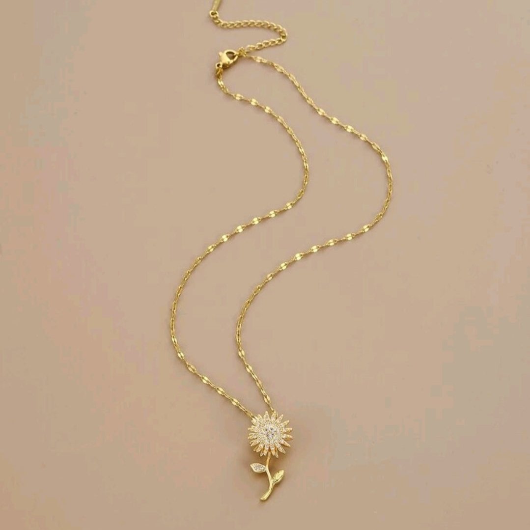 Collar De Girasol Giratorio/Anti Stress