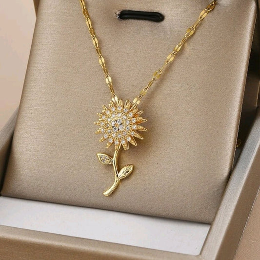 Collar De Girasol Giratorio/Anti Stress