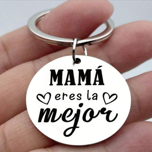 Llavero "Mamá eres la mejor" Día de las Madres