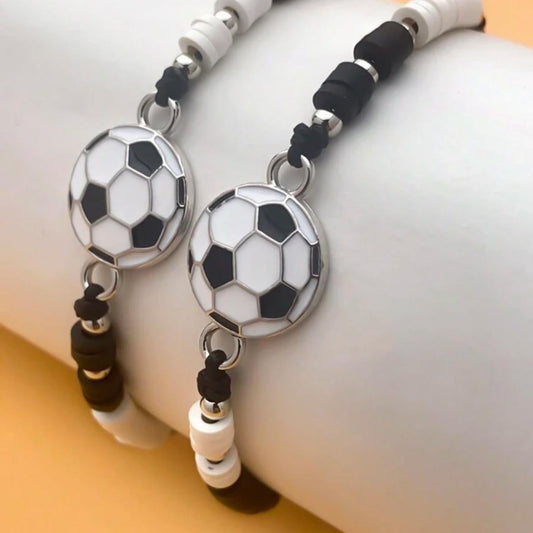 Pulsera Ajustable de Pelota de Fútbol (Precio Por Unidad)