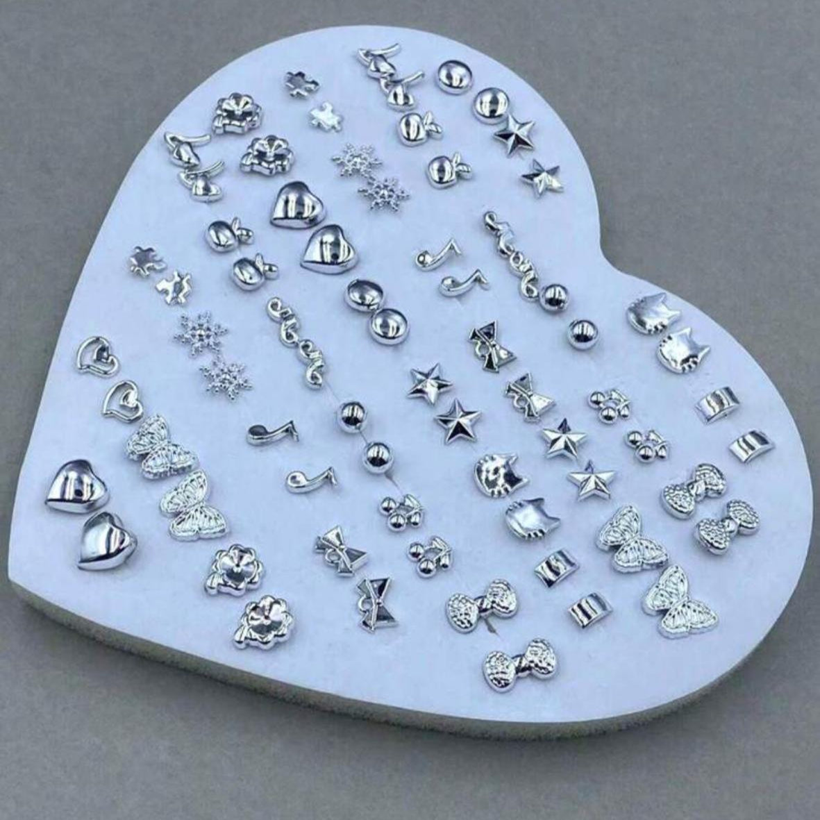 Zarcillos Hipoalergénicos Varios Modelos (Precio Por Un Par)