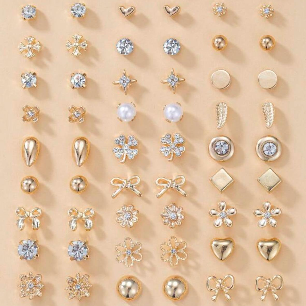 Zarcillos Metálicos Varios Modelos (Precio Por Un Par)