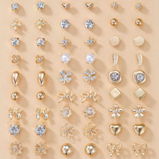 Zarcillos Metálicos Varios Modelos (Precio Por Un Par)