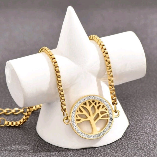 Pulsera Del Árbol De La Vida De 1 Tira